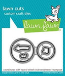 Lawn Fawn reveal wheel circle sentiments - lawn cuts