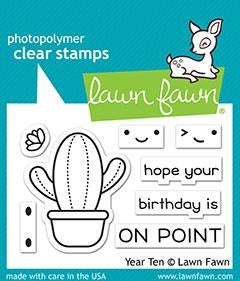 Lawn Fawn Year Ten Cling Stamp Set
