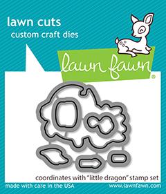Lawn Fawn Little Dragon Lawn Cut Set
