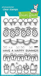 Lawn Fawn Simply Celebrate Summer Cling Stamp Set