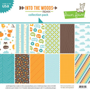 Lawn Fawn Into the Woods 12 x 12 Collection Kit