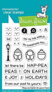 Lawn Fawn Peas on Earth Cling Stamps