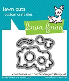 Lawn Fawn Winter Dragon Lawn Cuts