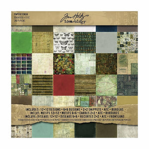 Tim Holtz - Ideaology Paper Stash Crowded Attic Paper Pad