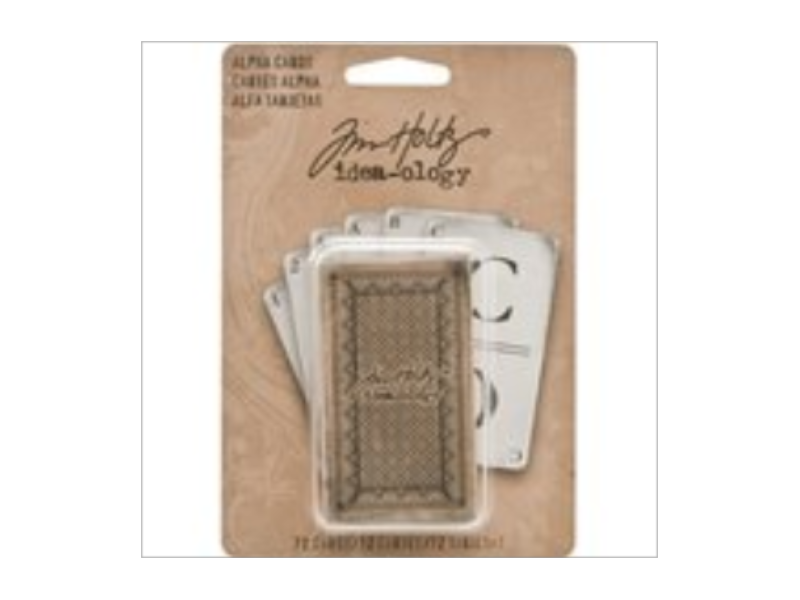 Tim Holtz Idea-ology Alpha Cards