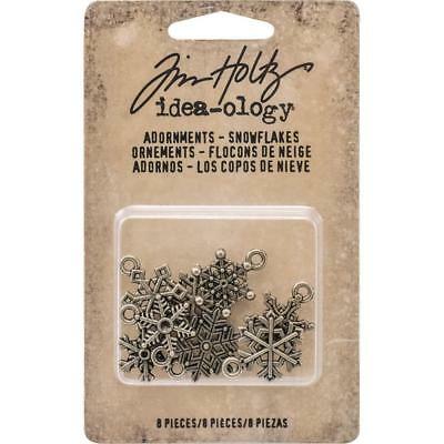 Tim Holtz Idea-ology Adornments - Snowflakes