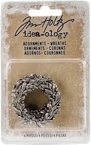 Tim Holtz Idea-ology Adornments Wreaths