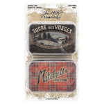 Tim Holtz -Ideaology- Christmas - Trinket Tins