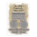 Tim Holtz Ideaology Adornments Christmas Words