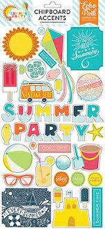 Echo Park Summer Party Chipboard Accents