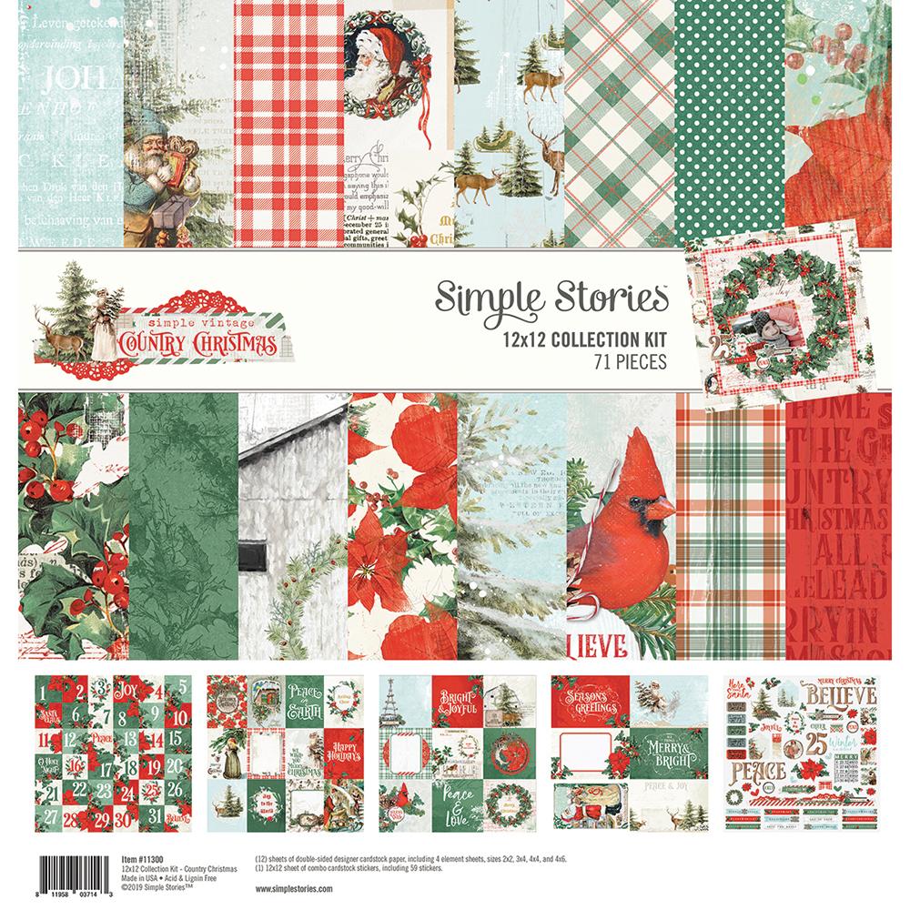 Simple Stories - Country Christmas Collection - 12 x 12 Collection Kit