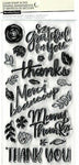 Recollections ~ MANY THANKS ~ Clear Stamp Set Grateful for You Flowers Merci