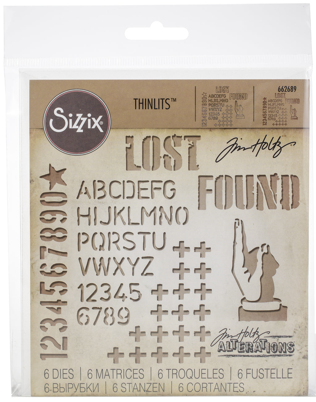 Sizzix Thinlits Dies By Tim Holtz -Mixed Media #6