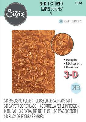 Sizzix 3D Textured Impressions By Kath Breen Floral Mandala