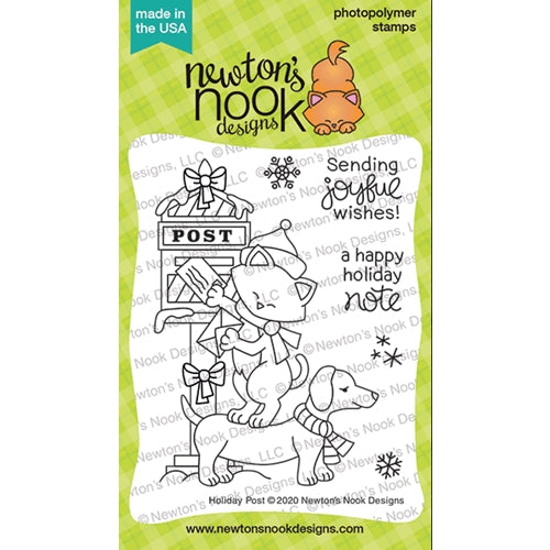 Newton's Nook Designs Holiday Post Clear Stamp Set