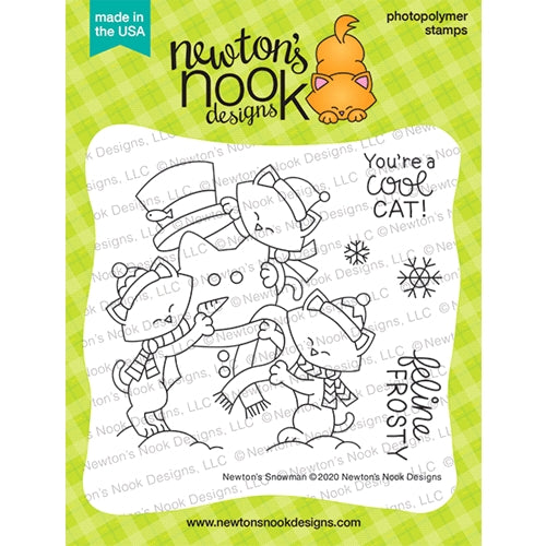 Newton's Nook Snowman Cling Stamp Set