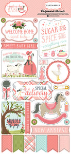 Carta Bella Rock-a-bye-Baby Chipboard Pieces