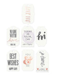 Prima Watercolor Words Tag Me Resist Tags