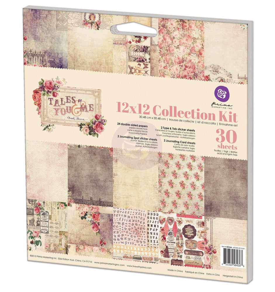 Prima - Tales of You and Me Collection Kit 12 x 12 Paper Pad