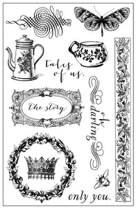 Prima - Tales of You and Me Collection - Cling Mounted Stamps