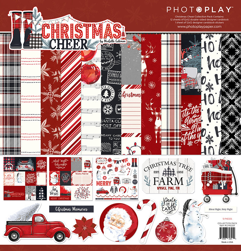 Photo Play Paper - Christmas Cheer Collection - 12 x 12 Collection Pack