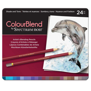 Spectrum ColourBlend Pencils - Shades and Tones, Set of 24