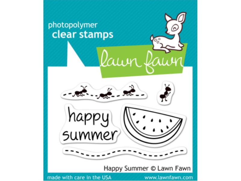 Lawn Fawn Happy Summer Cling Stamps