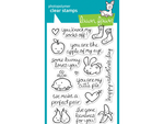 Lawn Fawn My Silly Valentine Cling Stamp Set