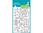 Lawn Fawn Critters on the Farm Cling Stamp
