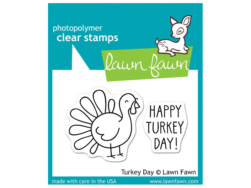 Lawn Fawn Turkey Day Cling Stamp Set