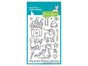 Lawn Fawn Crittters ever After Cling Stamps