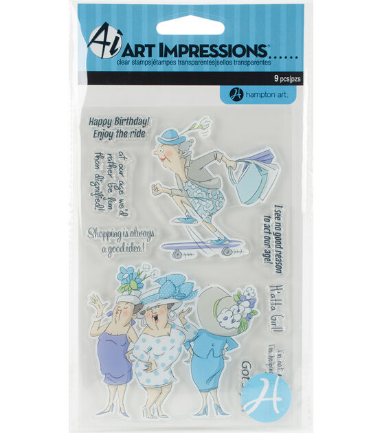 Art Impressions Got Style People Clear Rubber Stamps Set