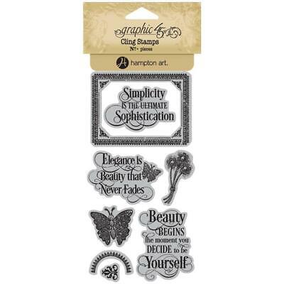 Graphic 45 Portrait of a Lady Cling Stamps