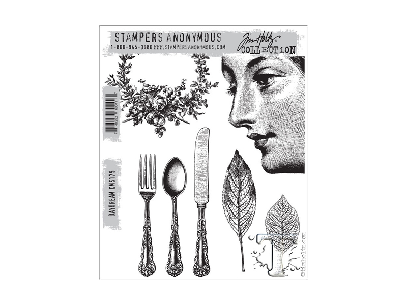 Stampers Anonymous Tim Holtz Cling Mount Stamps: Daydream
