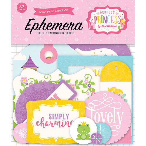 Echo Park Perfect Princess Ephemera Package