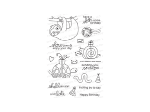 Newton's Nook  In Slow Motion Cling Stamp Set