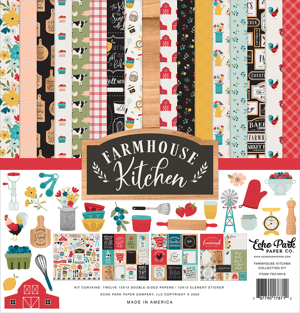 Echo Park FarmHouse Kitchen Collection Kit