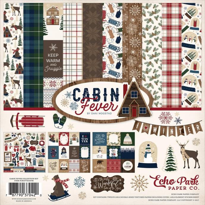 Echo Park Cabin Fever 12 x 12 Collection Kit