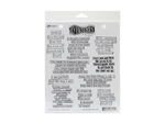 Ranger Dyan Reaveley Dylusions The Right Words Cling Stamp Set