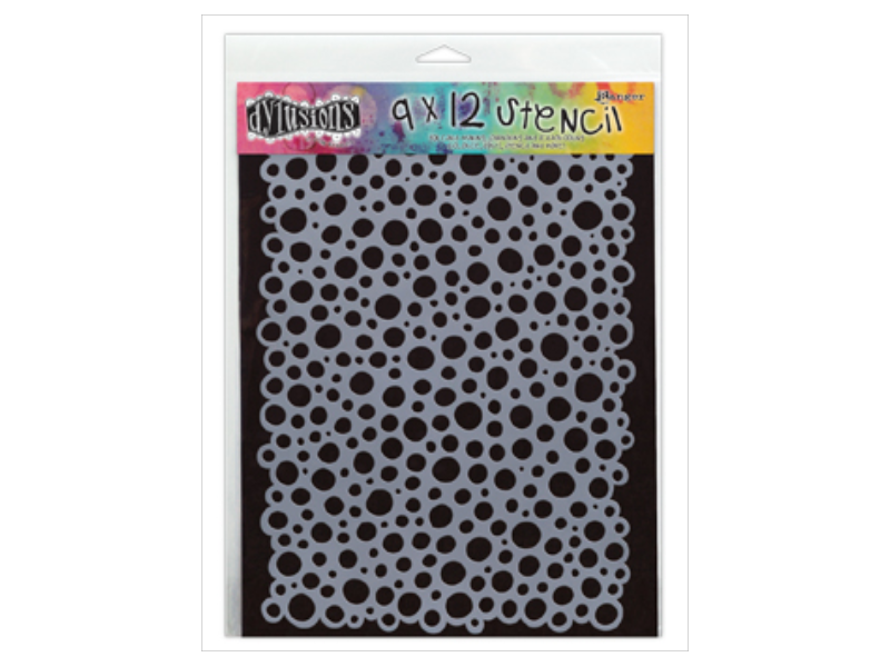 Ranger Dylusions Stencils Bubbles Large