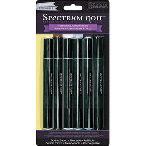 Crafter's Companion - Spectrum Noir - Alcohol Markers - 6 Pack
