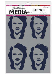 Ranger - Dina Wakley Media - Stencils - Four Women