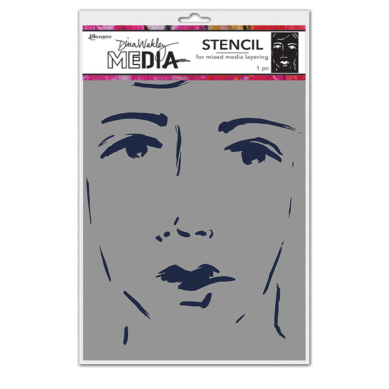 Ranger Ink - Dina Wakley Media - Stencils - She Sees