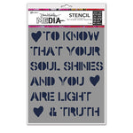 Ranger Ink - Dina Wakley Media - Stencils - Soul Shines