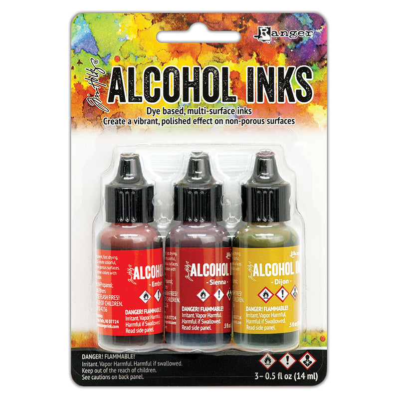 Ranger Ink - Tim Holtz - Alcohol Inks - 3 Pack - Orange Yellow Spectrum