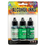 Ranger Ink - Tim Holtz - Alcohol Inks - 3 Pack - Mint Green Spectrum