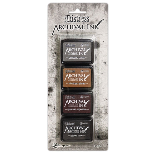 Ranger Ink - Tim Holtz - Distress Archival Ink Pads - Mini Kit - Three