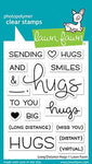 Lawn Fawn Long Distance Hugs Cling Stamp Set