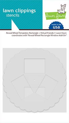 Lawn Fawn Reveal Wheel Template Rectangle + Virtual Friends