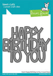 Lawn Fawn Giant Happy Birthday to You Lawn Cut